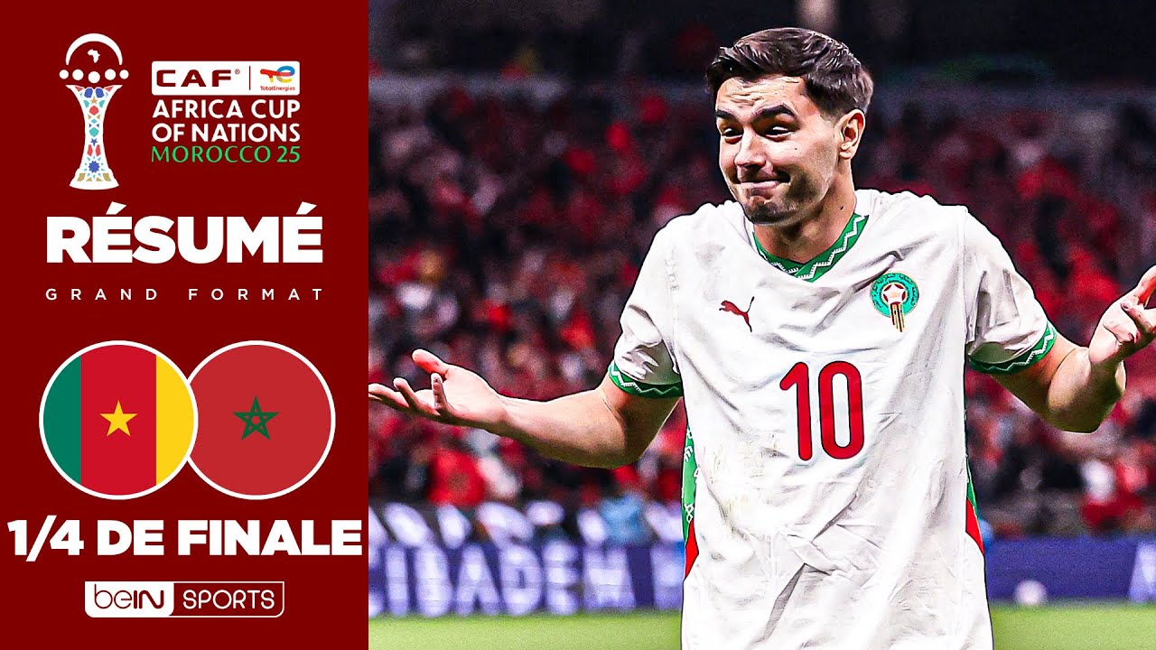 Résumé : DIAZ encore buteur, le MAROC dompte le CAMEROUN et se qualifie pour les DEMI-FINALES !